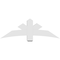 Ekena Millwork Alberta Architectural Grade PVC Gable Bracket, 60"W x 20"H x 6"D x 6"F, 8/12 Pitch GBP060X20X0606ALB00 - alternate 4